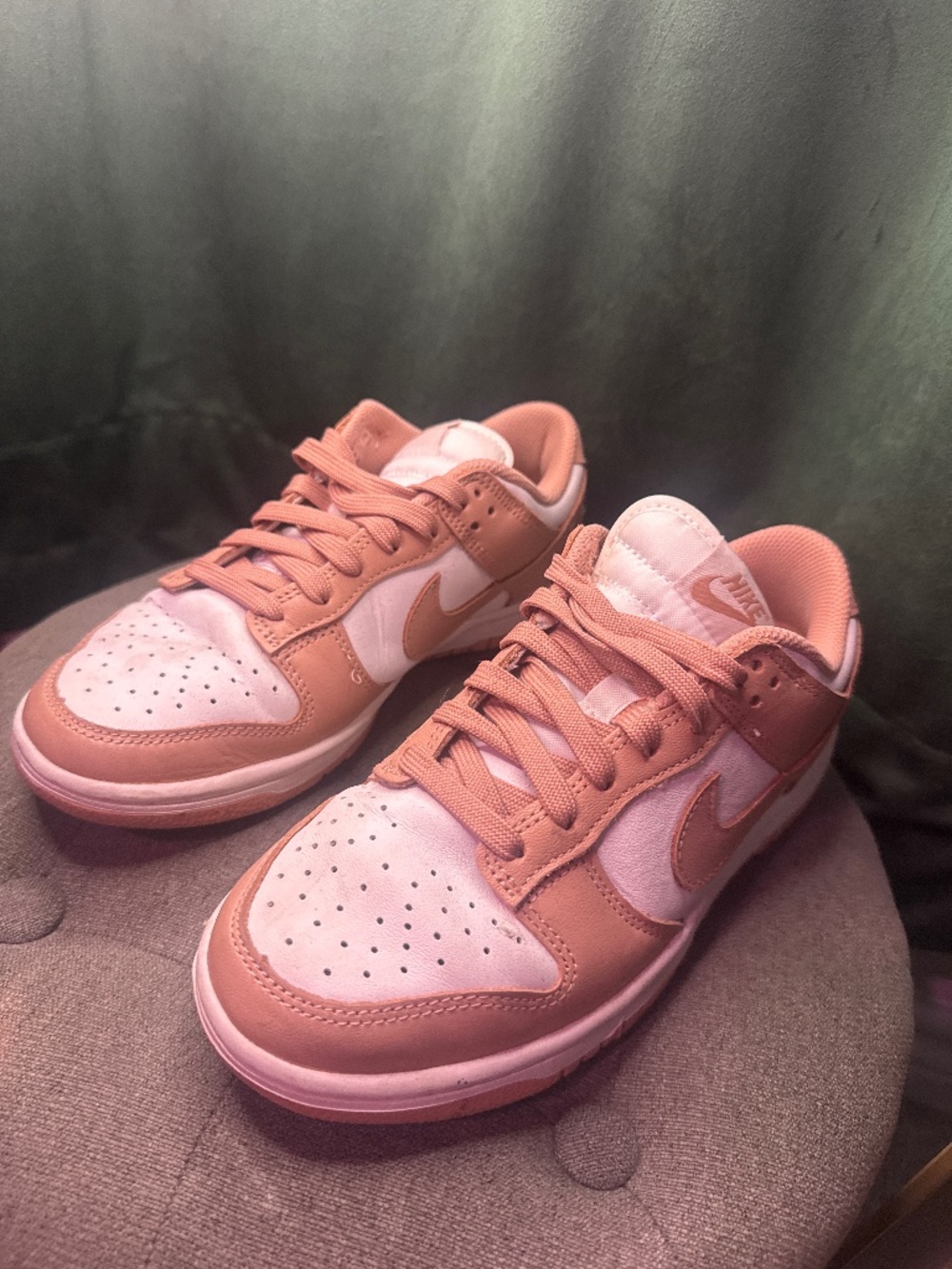 Nike Dunk Low Sneakers in ROSE PINK!